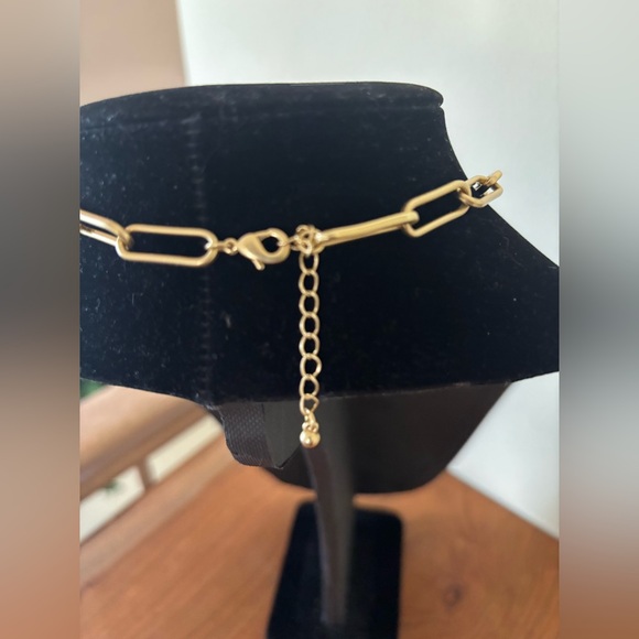 Altar'd State Gold Necklace with burgundy Owl Pendant - Picture 5 of 9